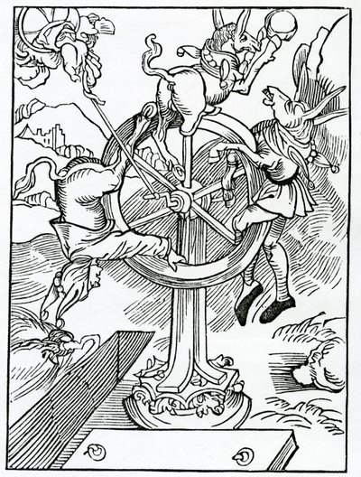 Von der Wandelbarkeit des Glücks, Illustration aus Alexander Barclays englischer Übersetzung von 